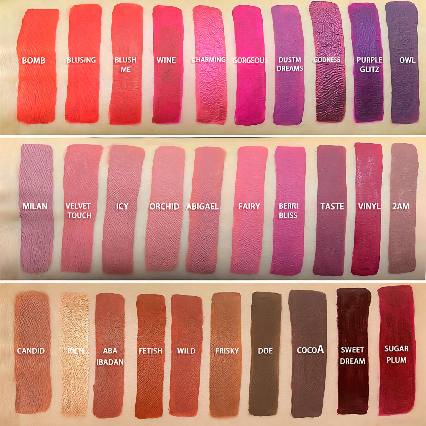 Velvet Matte Lip Glaze